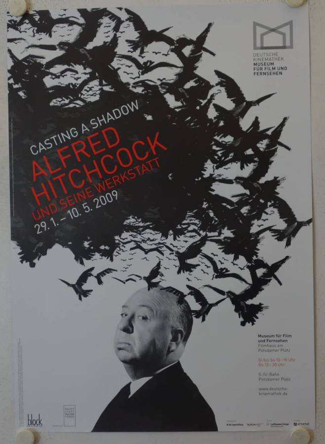 Casting a Shadow - Alfred Hitchcock und seine Werkstatt original release german exhibition poster